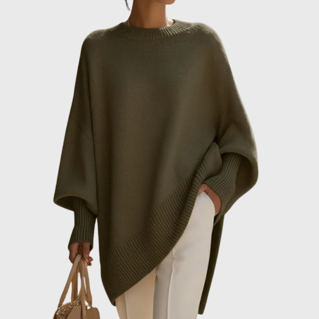 Mila | Cozy Poncho Sweater