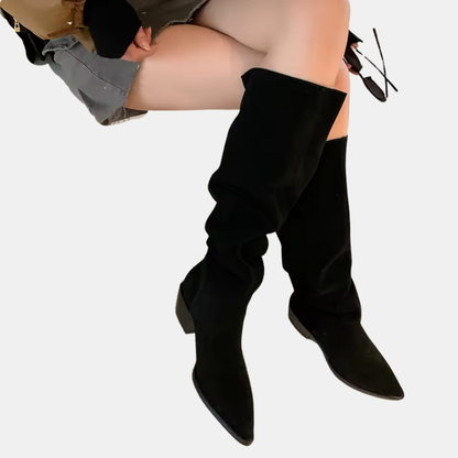 Thea | Suede Retro Winter Boots