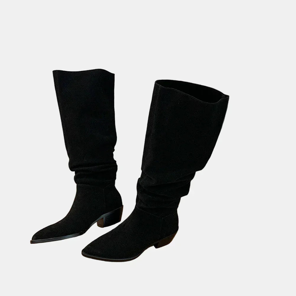 Thea | Suede Retro Winter Boots