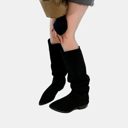 Thea | Suede Retro Winter Boots